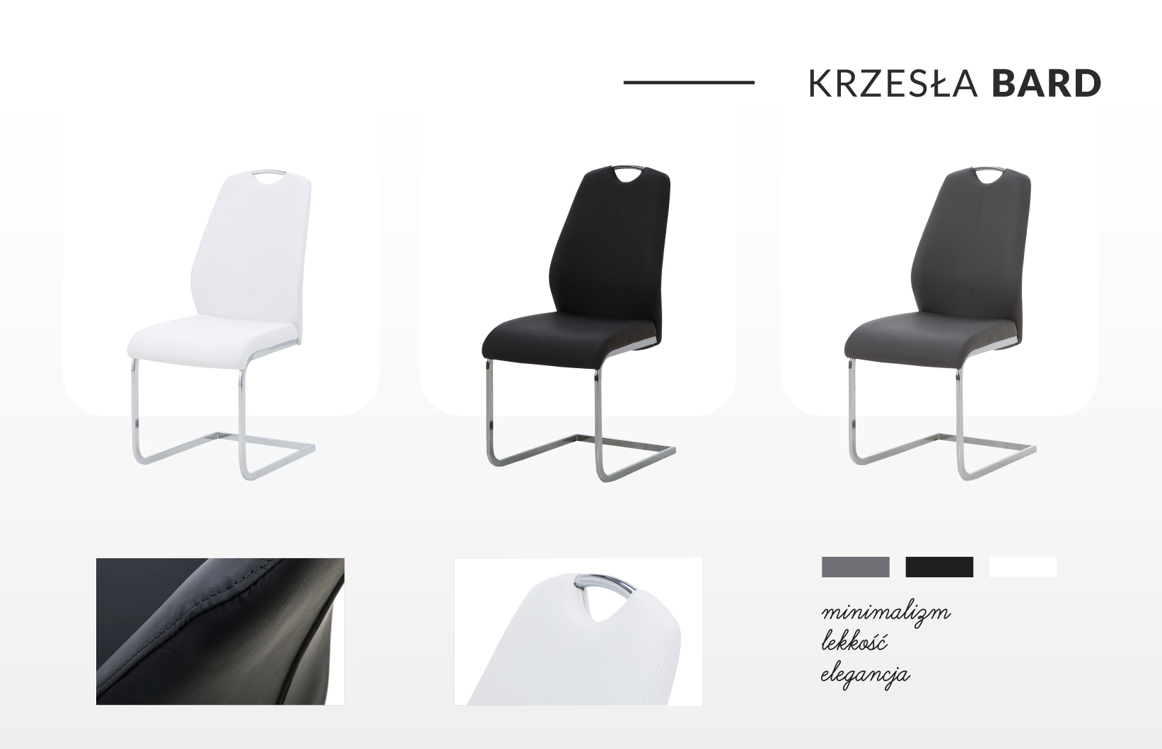Krzesła BARD na płozie