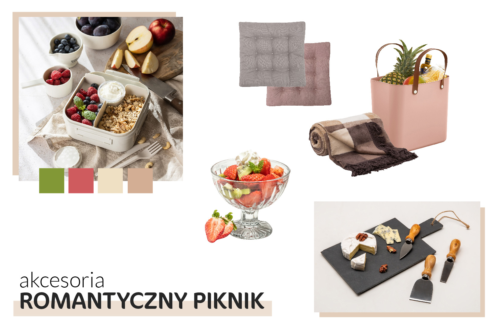 Romantyczny piknik - akcesoria
